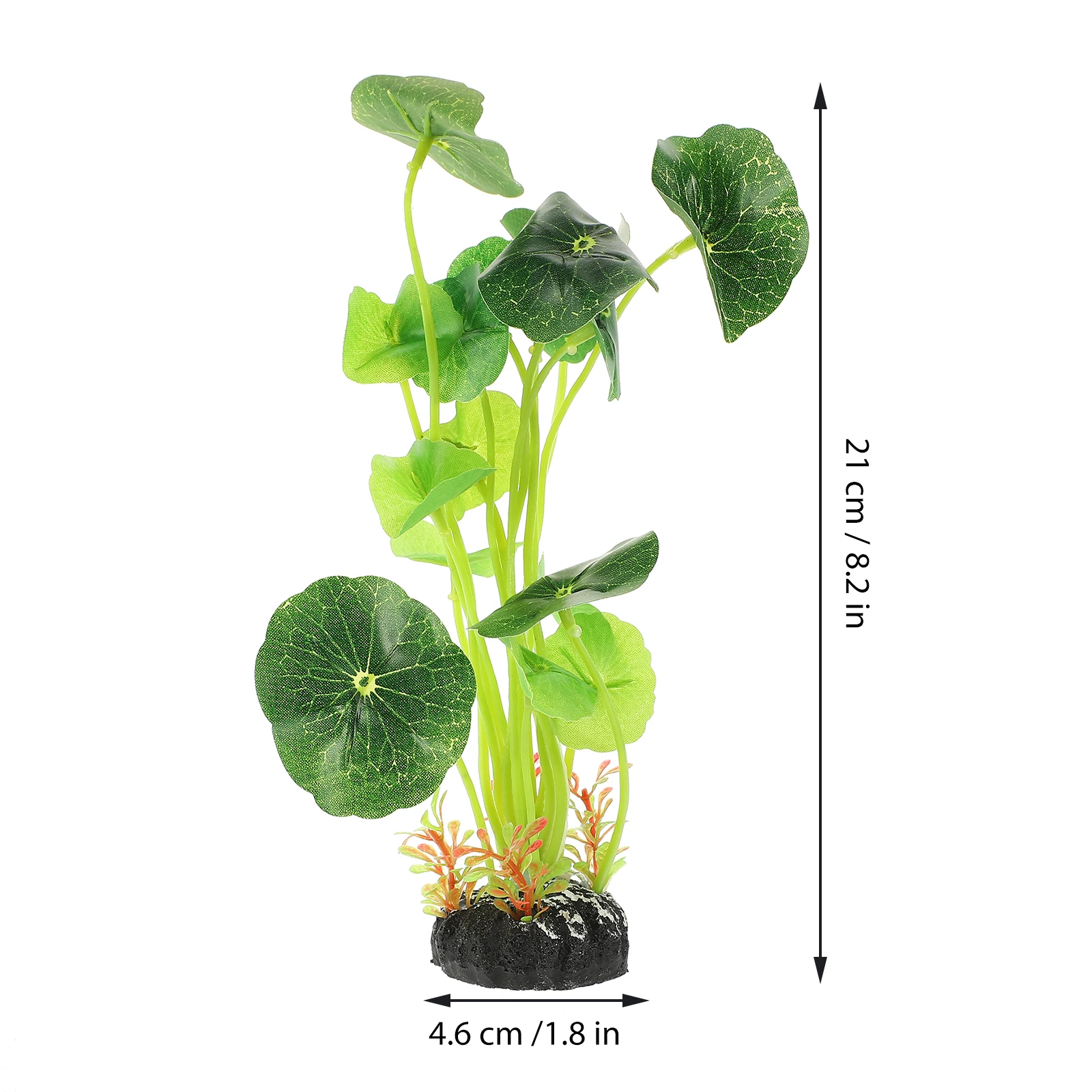

Artificial Fish Plantsrealistic Lotus Leaves Aquarium Landscaping Thickened Plastic Aquatic Plants For Fish Tank Decoration