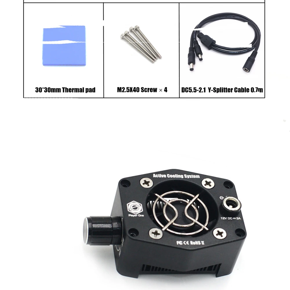 

ACS Active Heat Dissipation System Player One Number Designed for Uncooled Cameras Astronomical Telescope Accessories