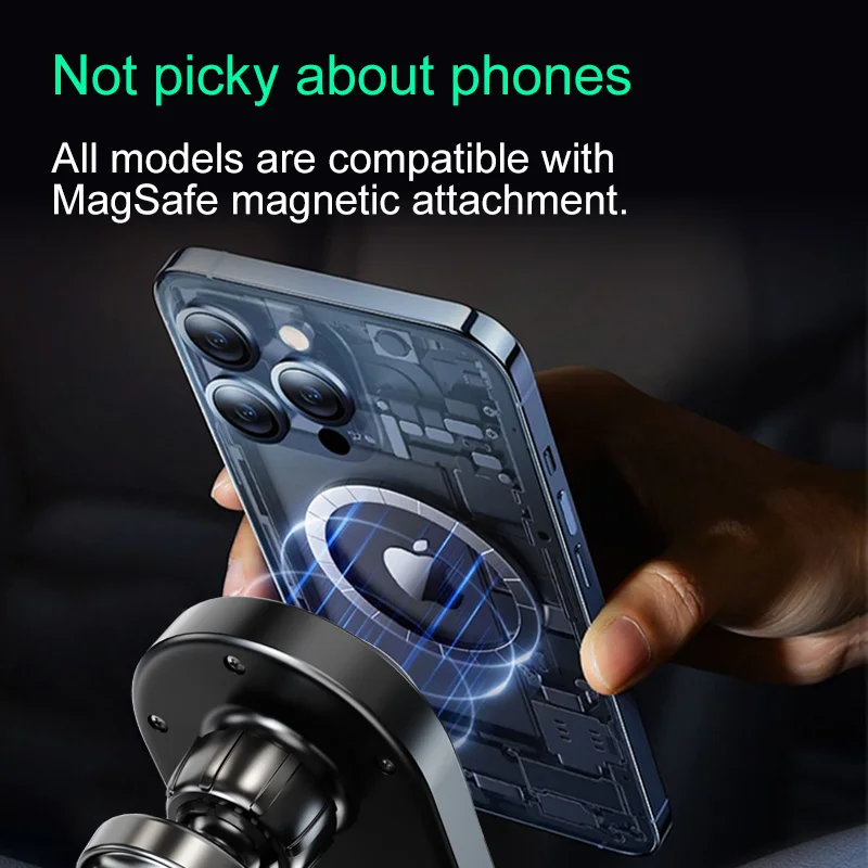 Adattatore wireless 2 in 1 CarPlay wireless + ricarica wireless per iOS CarPlay / Android Auto Supporta Wi-Fi 4+Bluetooth 4.2