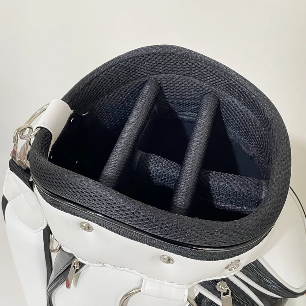 البوب تخصيص خفيفة الوزن حامل الغولف حقيبة مقاوم للماء بولي Material المواد الفرامل التعادل قضيب عجلة كبيرة حالة جديدة حزمة السفر شعار مخصص