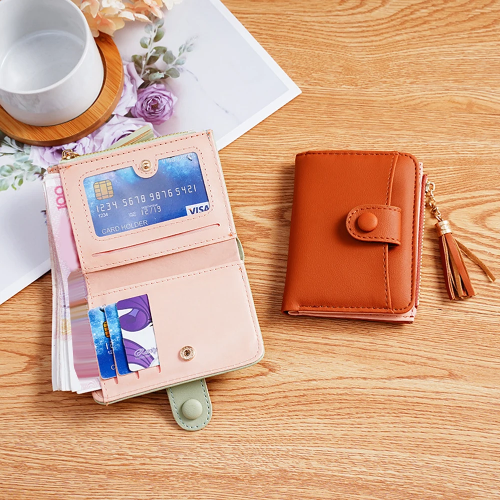 Zipper Korte Mini Portemonnee Multifunctionele Rits Portemonnee Thanksgiving Gift