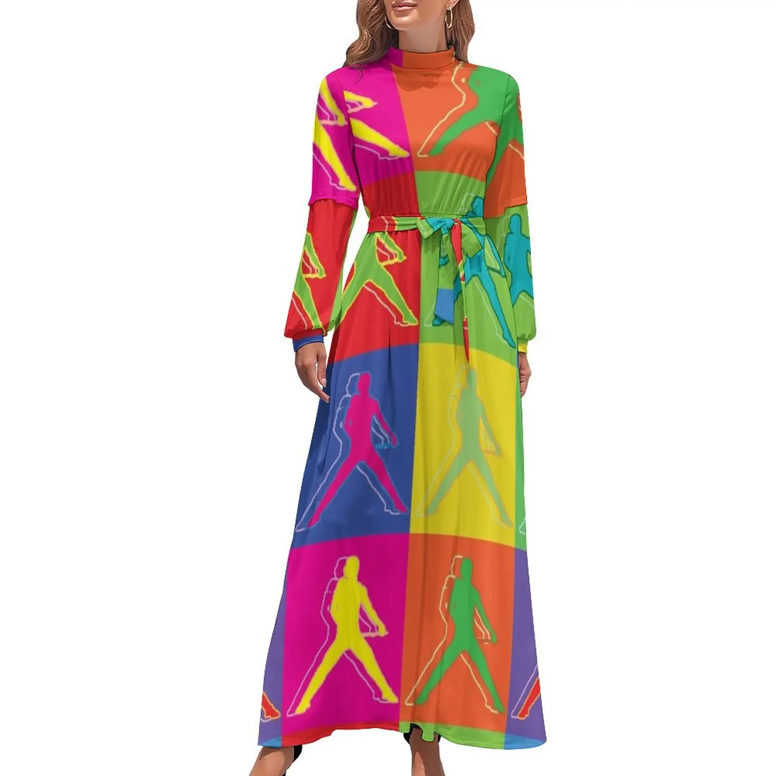 

Freddie Pop Art Long Dress prom dress wedding dresses for parties summer dress daily