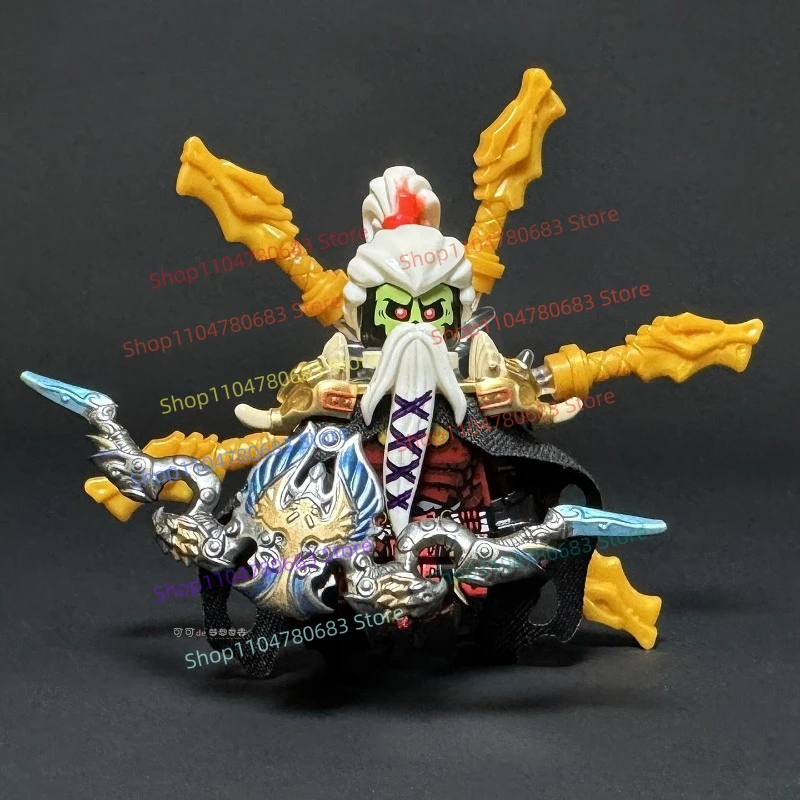 MOC Bausteine Mini Puppe Dark Guan Yu Zhao Yun Huang Zhong Spielzeug Zusammengebaute und gespleißte Sammlerornamente Weihnachtsgeschenke