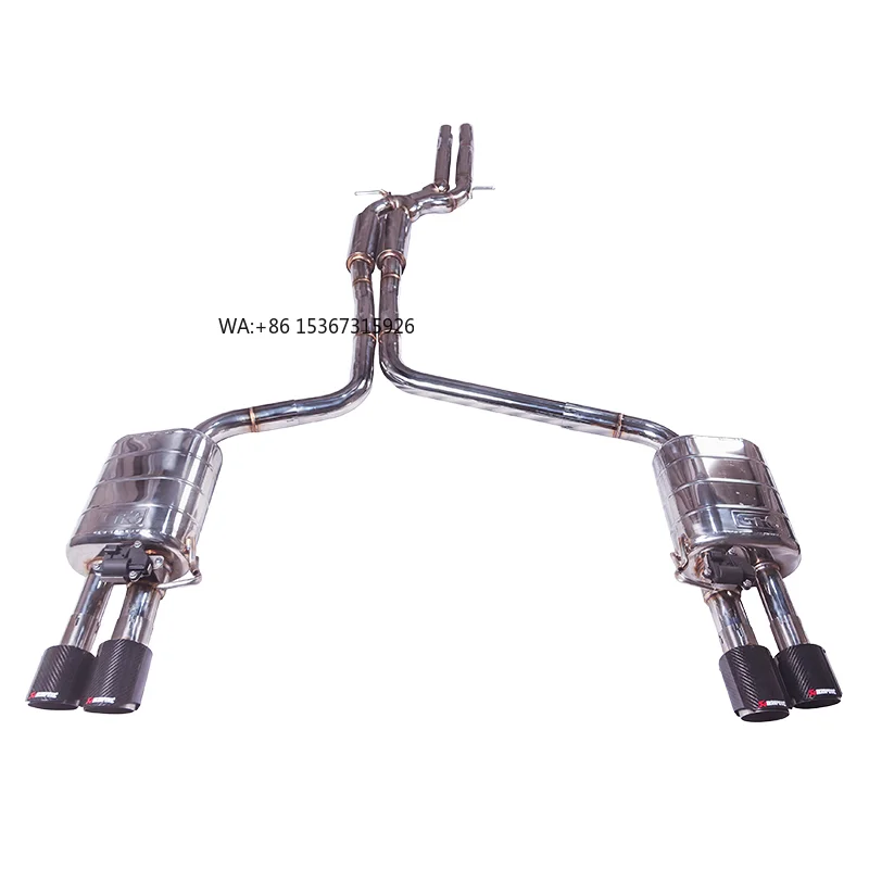 

High Performance 2013-2017 Catback Exhaust Quad 304 Stainless Steel Performance Muffler Pipes