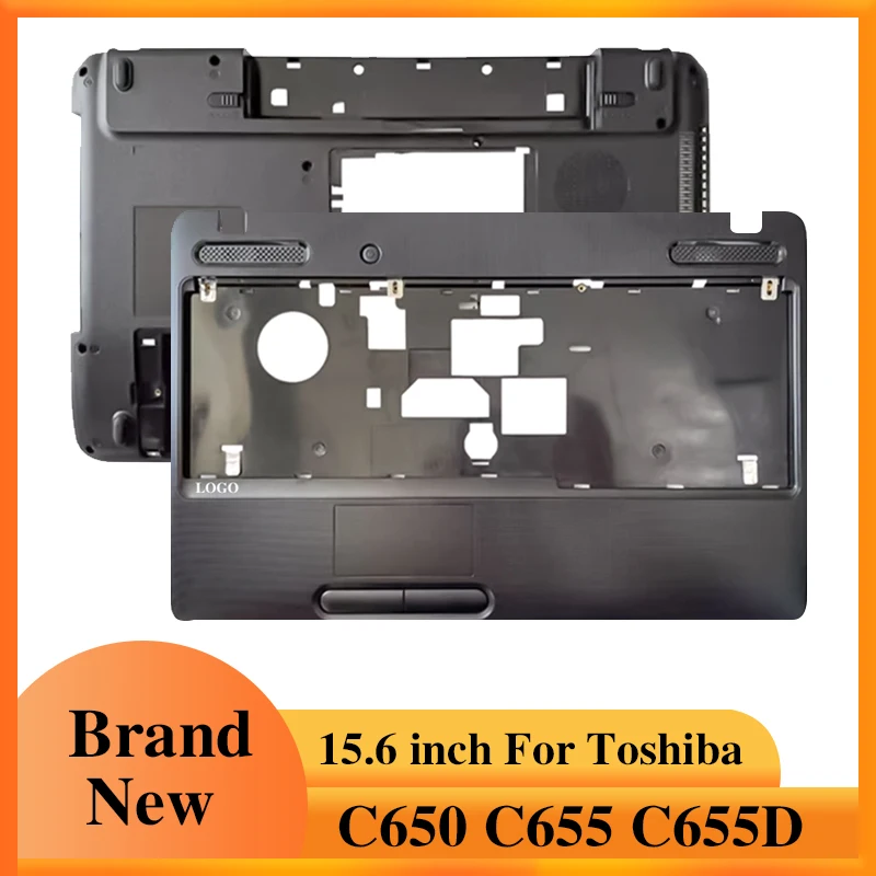 

NEW Laptop Case For Toshiba Satellite C650 C655 C655D Palmrest Upper Case/Bottom Case Laptop Accessories
