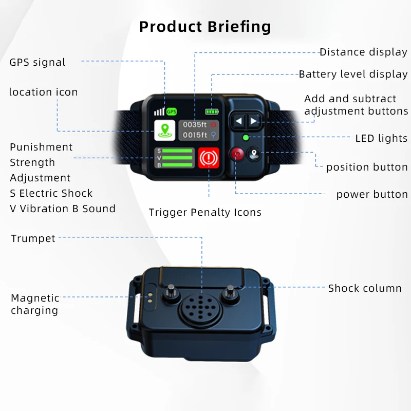 

Новый уличный водонепроницаемый, устойчивый к повреждениям, ударопрочный ошейник, беспроводная система корпуса для собак, интеллектуальный GPS, электронный забор для домашних животных