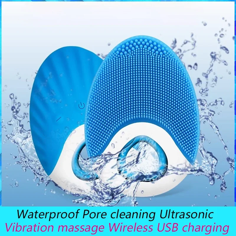 อุปกรณ์ความงามนวดหน้าไฟฟ้า กันน้ํา ทําความสะอาดรูขุมขน นวดสั่นสะเทือนอัลตราโซนิก ไร้สาย USB Face Care ML-028