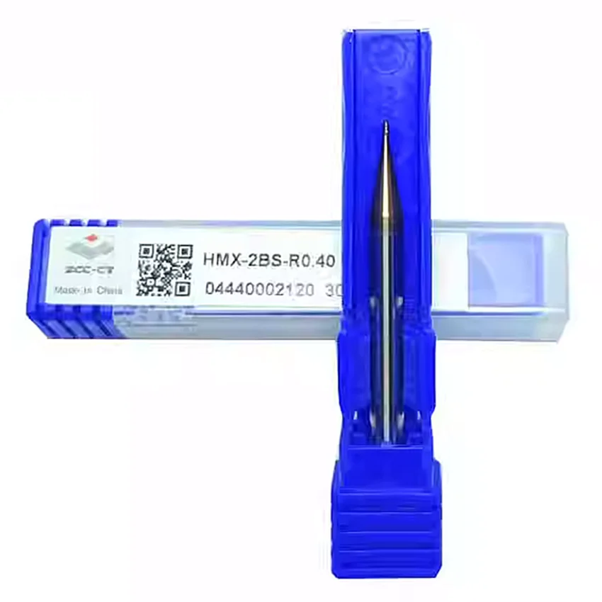 

HMX-2BS-R0.40 ZCC.CT HMX-2BS Шариковые концевые фрезы с двумя краями и прямым хвостовиком Микродиаметр D0.80R0.40*4*1.2*50 2F Шариковые концевые фрезы