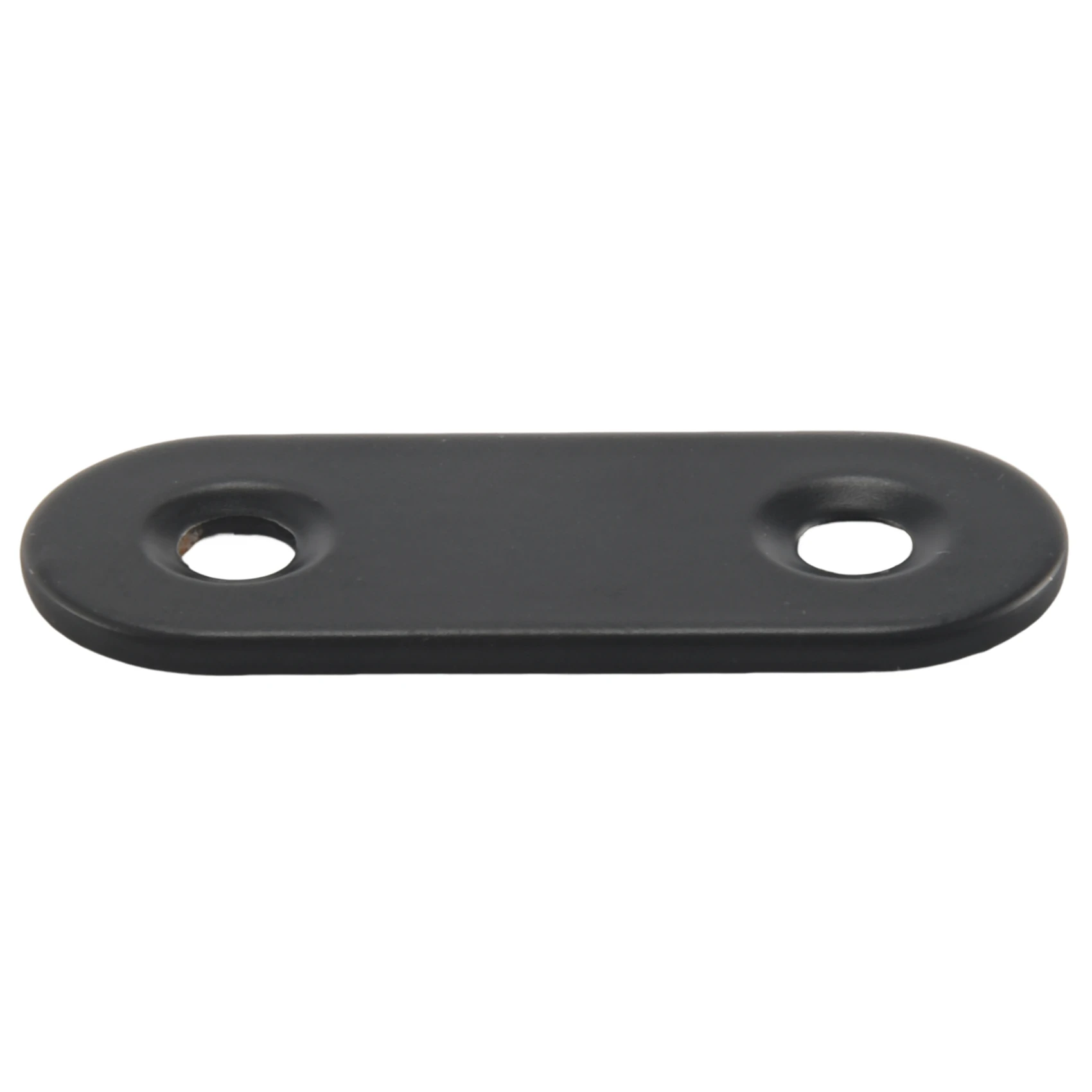 Staffe diritte da 22 pezzi Connettore piastra di rammendo nero in acciaio inossidabile con viti Staffe piatte per legno CALDO