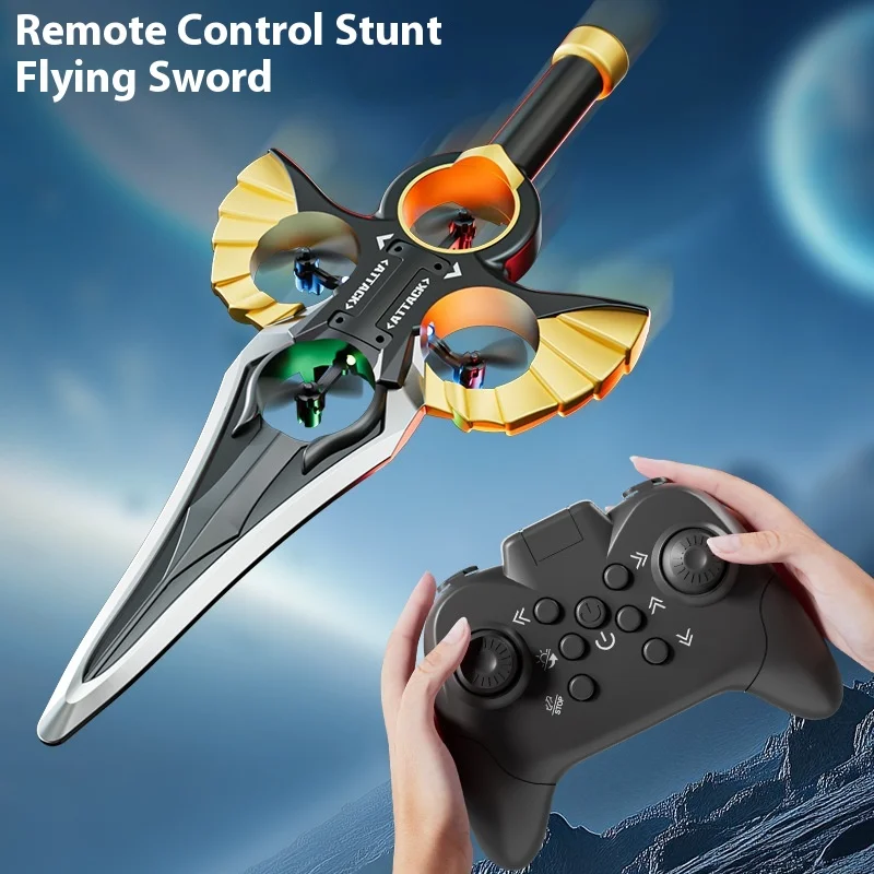 New RC Airplane Mikado Flying Machine Fighter Aerobatics Spinning Tumbling Remote Control Flying Sword Toys Foam