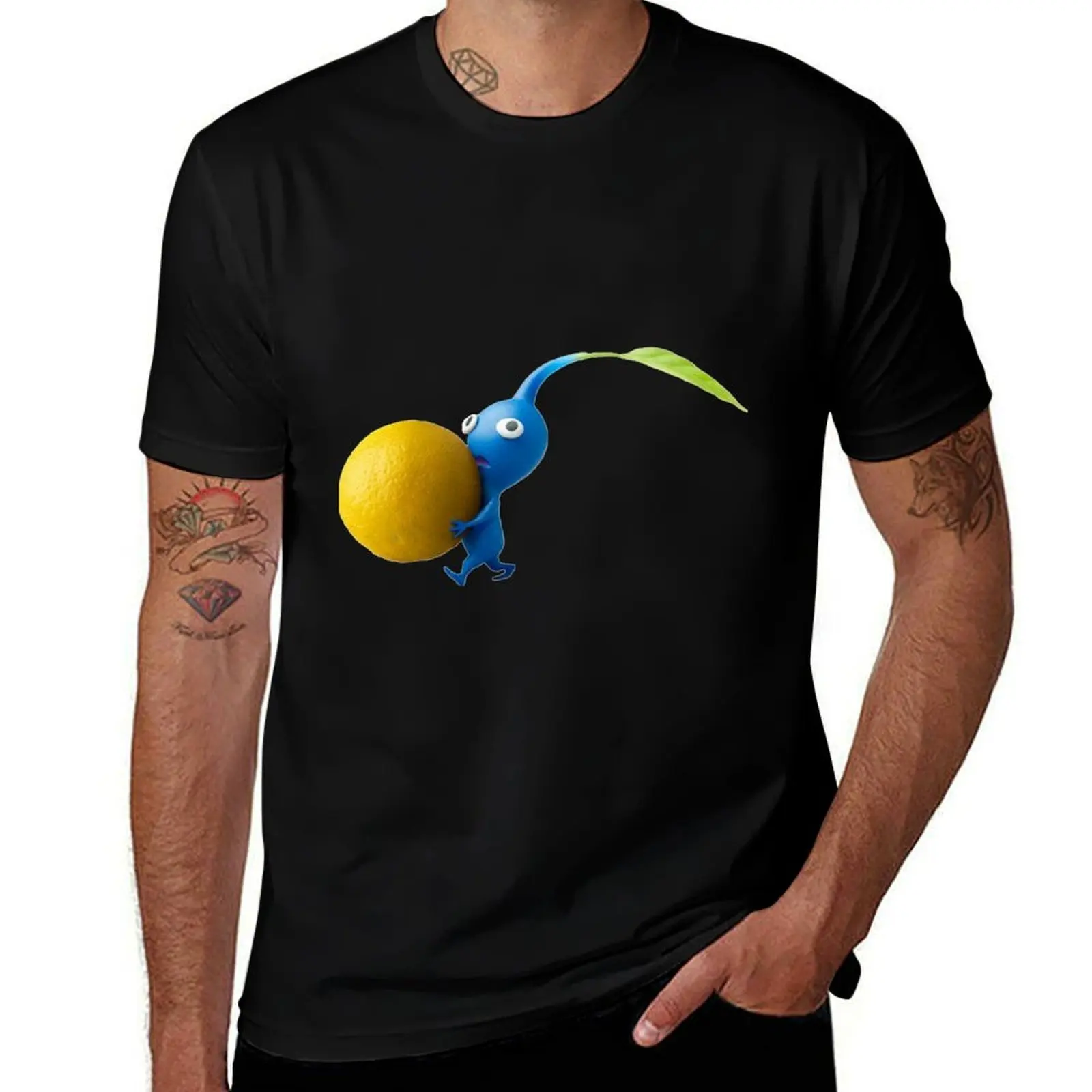 Blue Pikmin T-Shirt Outdoor Sports Lightweight Tee T-Shirt