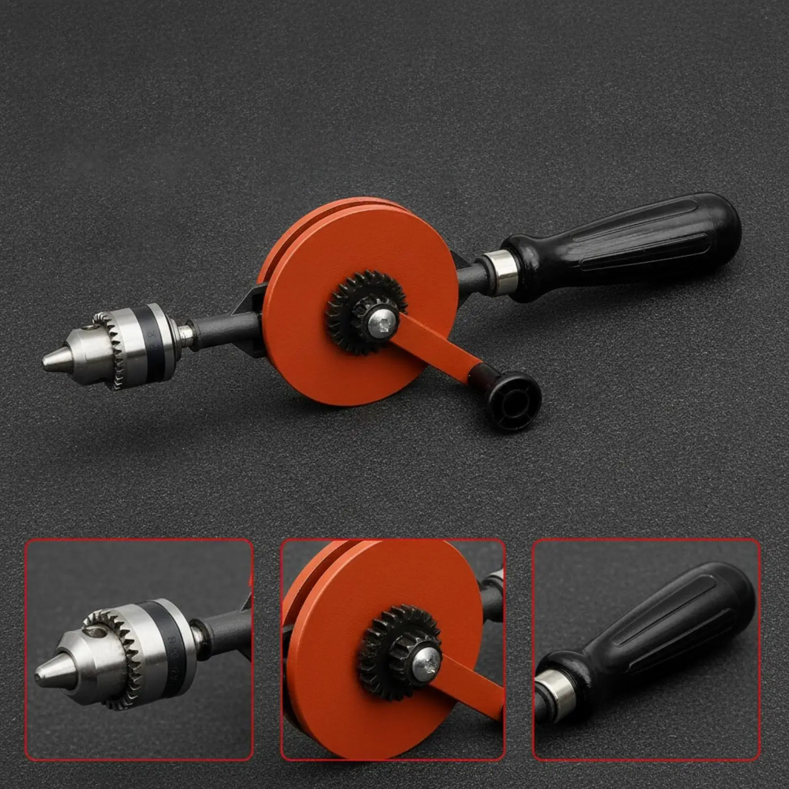 Classic Crank Style Hand Drill Tool for Manual Hole Making in Wood and Soft Materials