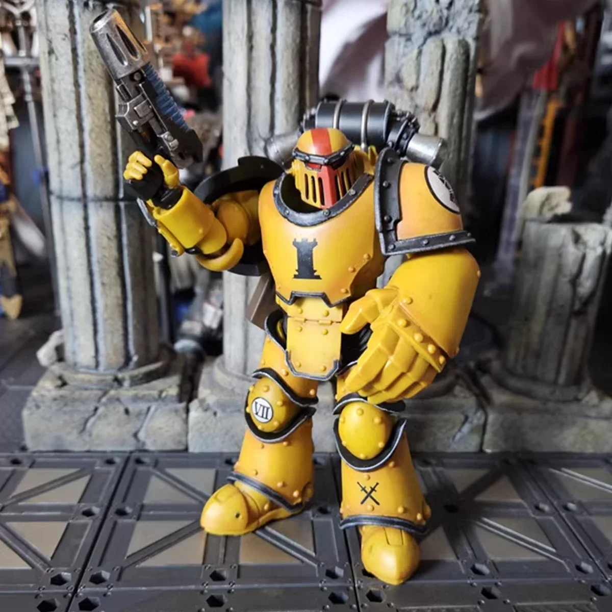 Joy Yoy Warhammer Horus Heresy Action Figure Imperial Fists Legion MkIII ยุทธวิธี Movable Squad Joint ตุ๊กตาของเล่น