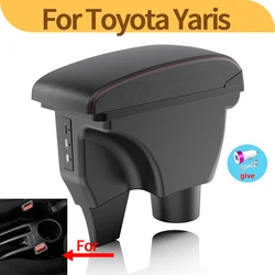 For TOYOTA Yaris Armrest For TOYOTA Yaris Vitz Car Armrest box Car Accessories Interior Parts details Storage box Retrofit parts