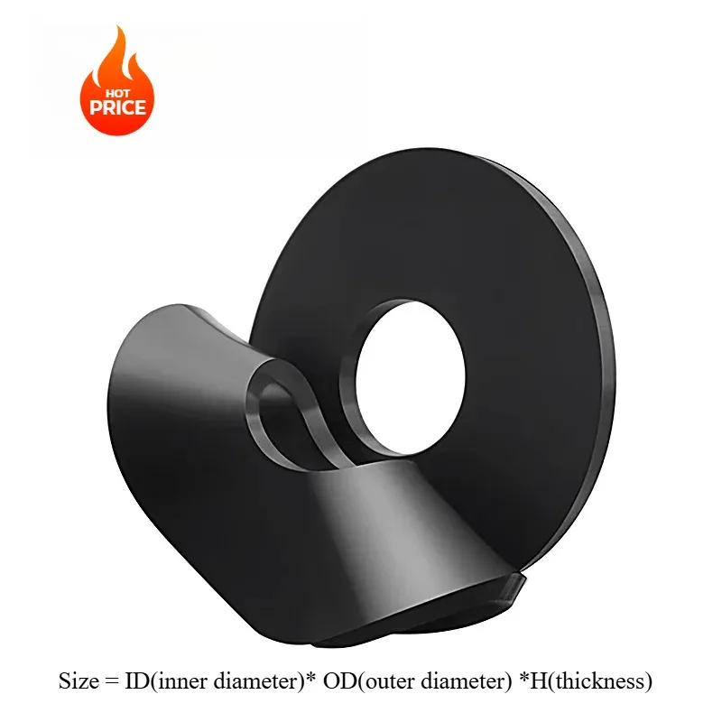 Black Silicone Rubber Flat Washer M2 M2.5 M3 M4 M5 M6 M7 M8 M10 M12 M13 M14 M15~M42 Silicone O-ring Seal Ring Gasket