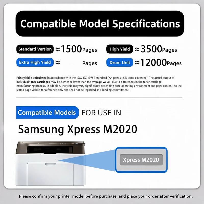 Samsung Xpress M2020 Specifically Designed Toner Cartridge MLT-D111S D111S Wintec with Chip Free Ship