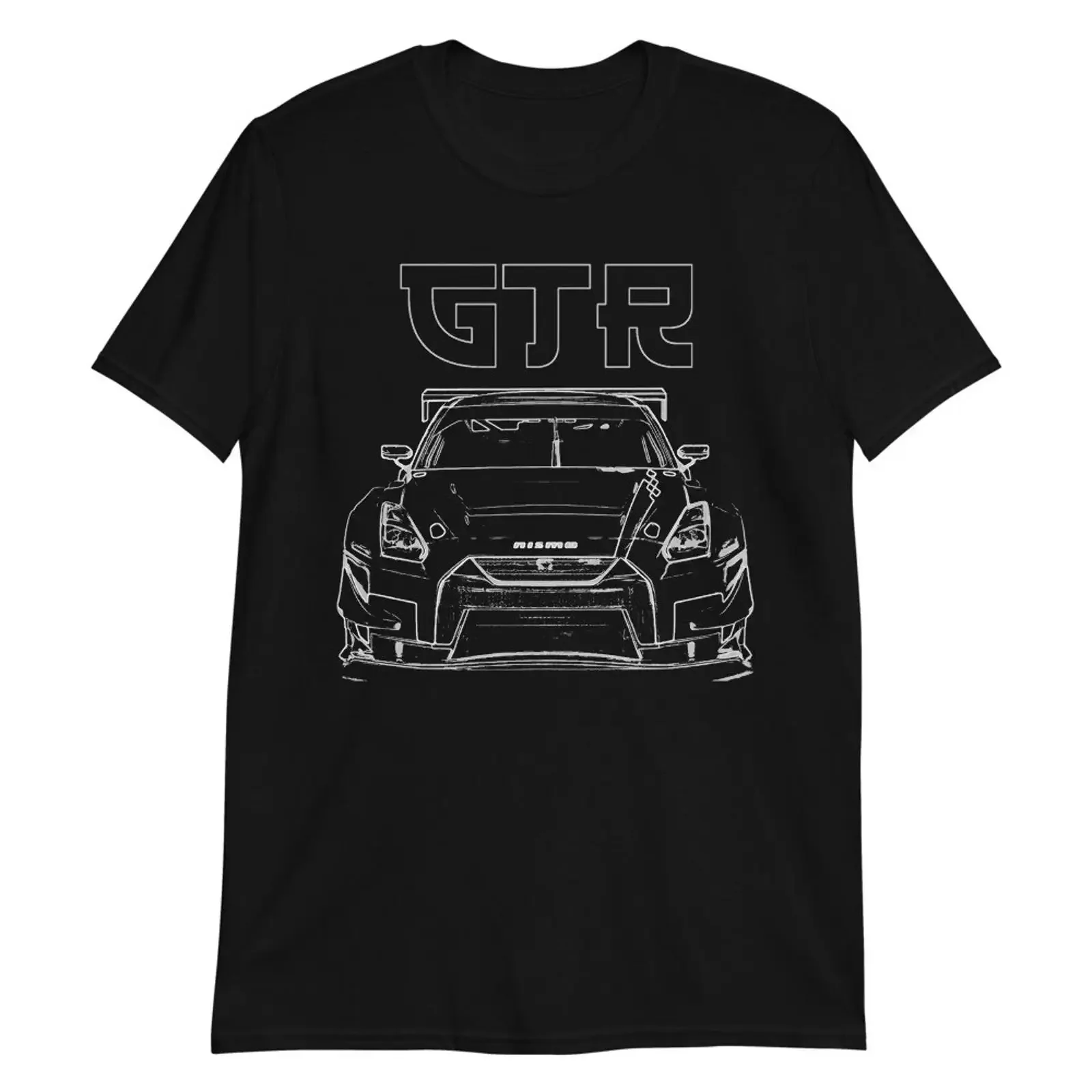 GTR R35 JDM Line Art Tuner Drift Racing  T Shirt vintage Washed Stretched Versatile designer clothes Top For Everyday Wear
