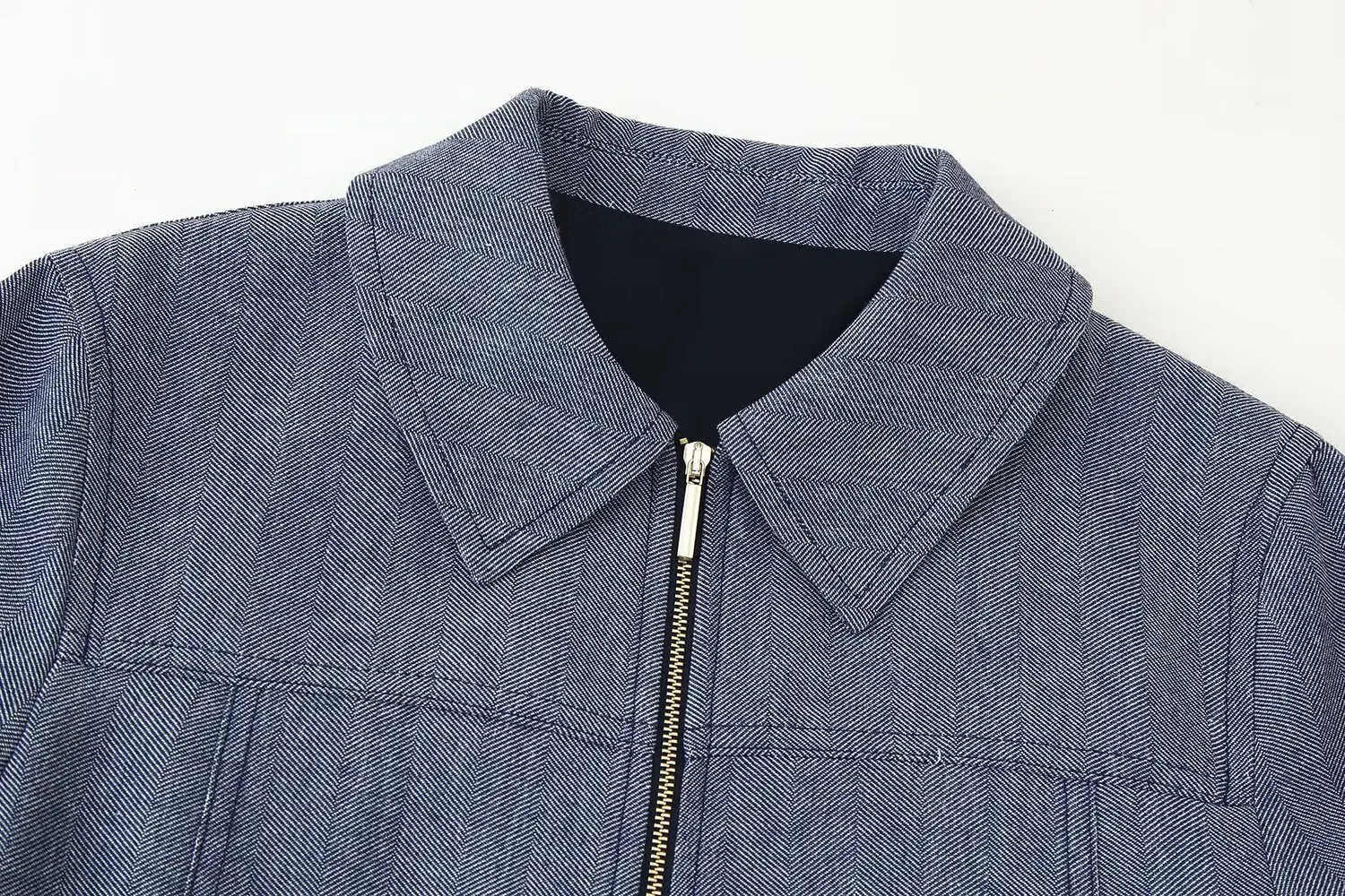 Set Fashion Wanita Musim Gugur & Semi 2 Potong: Jaket Lengan Panjang & Celana Pinggang Tinggi, Gaya Chic Kasual