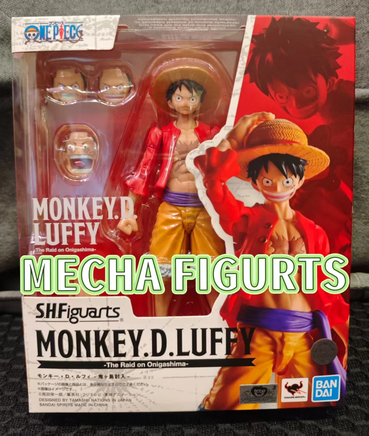 

Bandai One Piece S.H.Figuarts SHF Monkey.D.Luffy The Raid on Onigashima Anime Action Model Toys