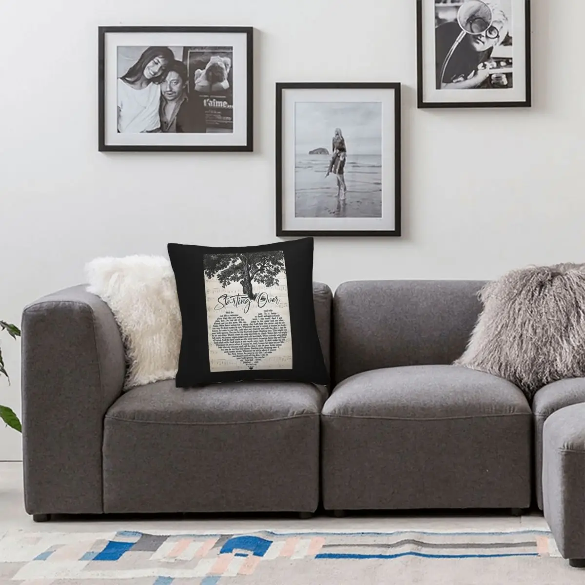 كريس ستابلتون بدءا من كلمات مربع المخدة البوليستر الكتان المخملية نمط البريدي ديكور كيس وسادة وسادة السيارة القضية #6