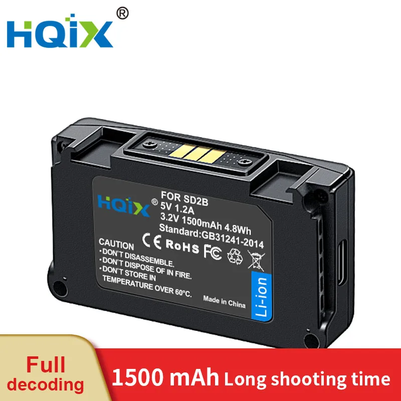 HQIX for sony UWP-D21 D22 D25 D26 D27 UTX-B40 URX-P40 P41D Camera SD2B Battery