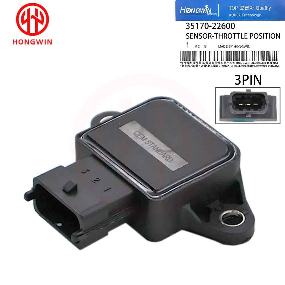 35170 23500 Throttle Position Sensor For Accent Elantra Tiburon Sportage 00-2010  3517023500/35170-23500,3517022600,35170 22600