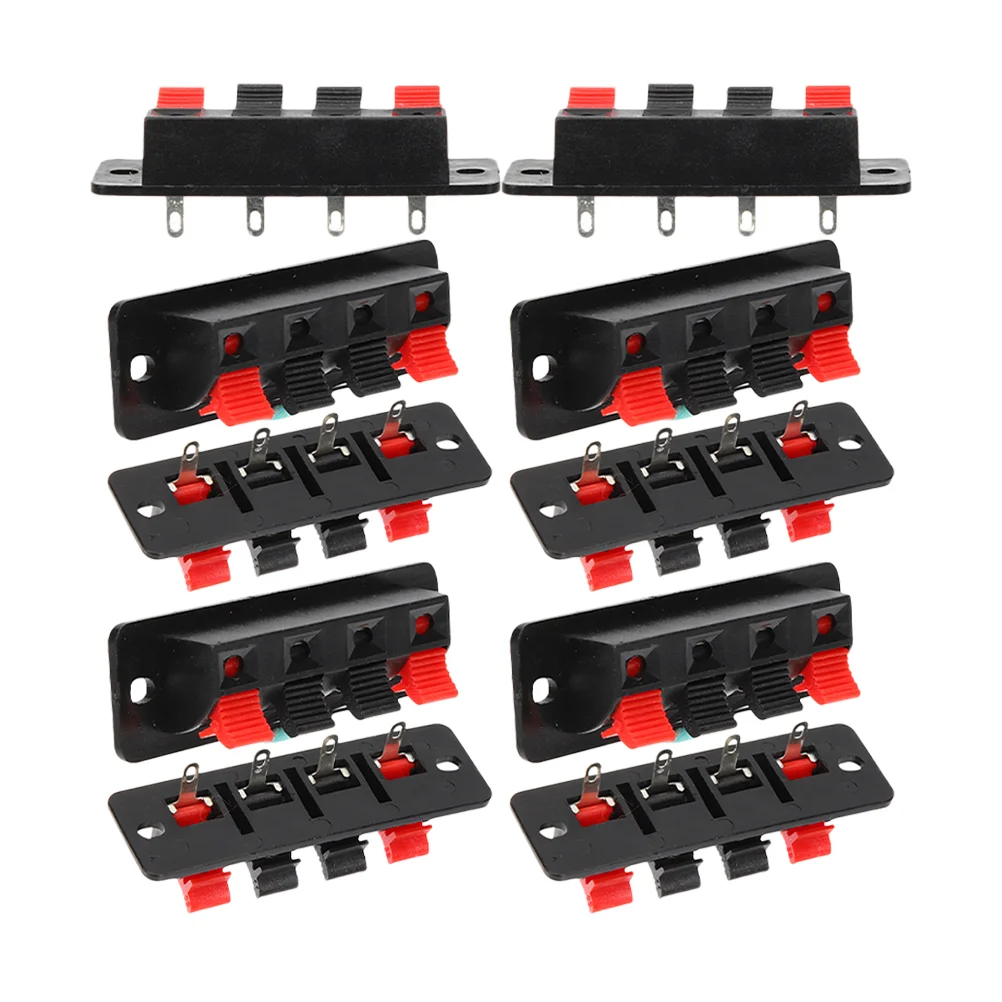 

10 Pcs Line Clamp Speaker Parts Cord Clips Terminal Wire Connectors Terminals Thread Holder Cable for Home Stereo Test