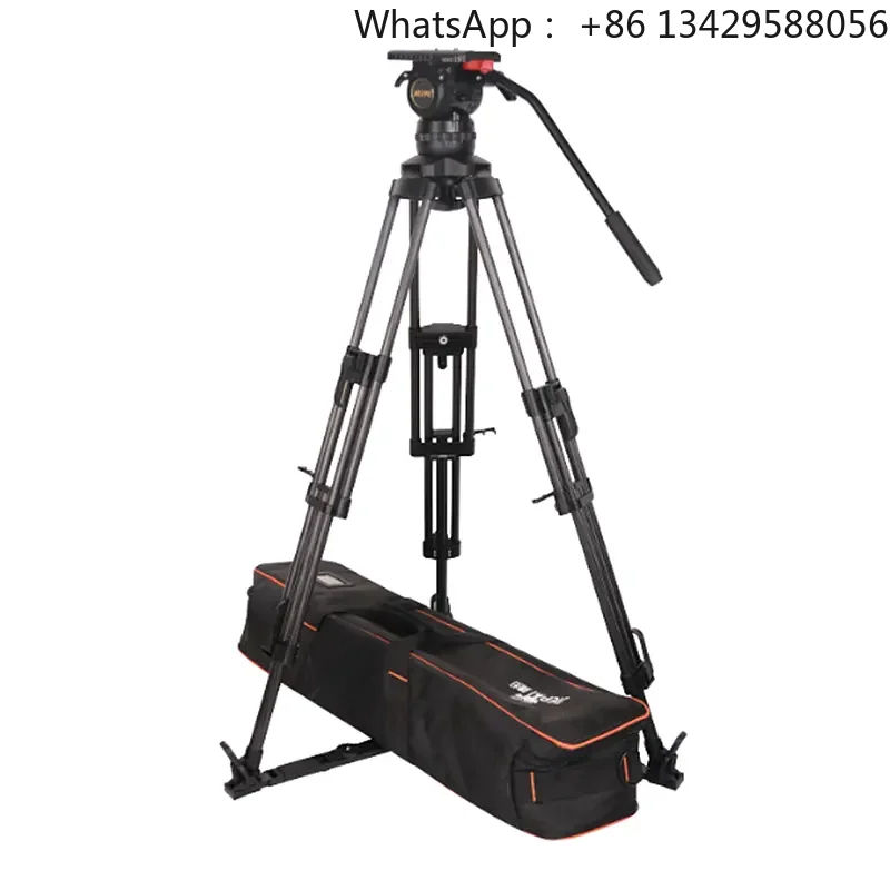 Photographic Accessories Jiepai V18 Pro Professional Broadcast Heavy-Duty Carbon Fiber Video Camera Tripod