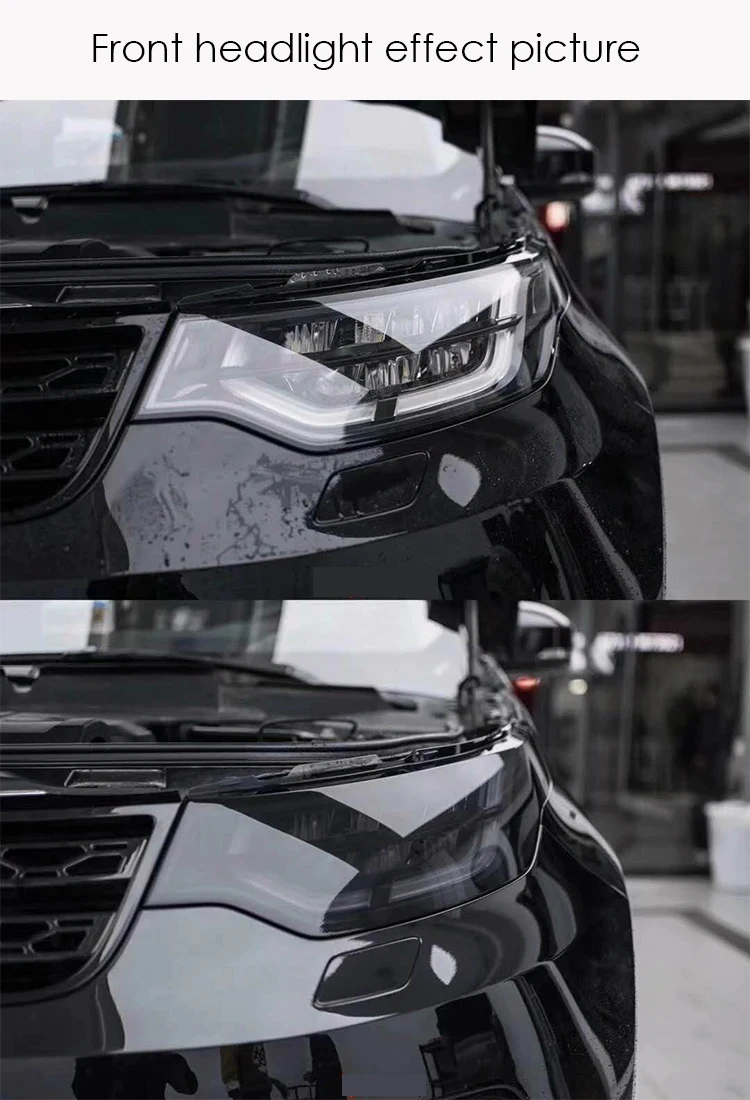 2M Heiße Reparatur Geräuchert Schwarz Transparent PPF TPU Auto Lampe Tönung Scheinwerfer Anti-scratch Schutz Auto Scheinwerfer Film – Detail 8