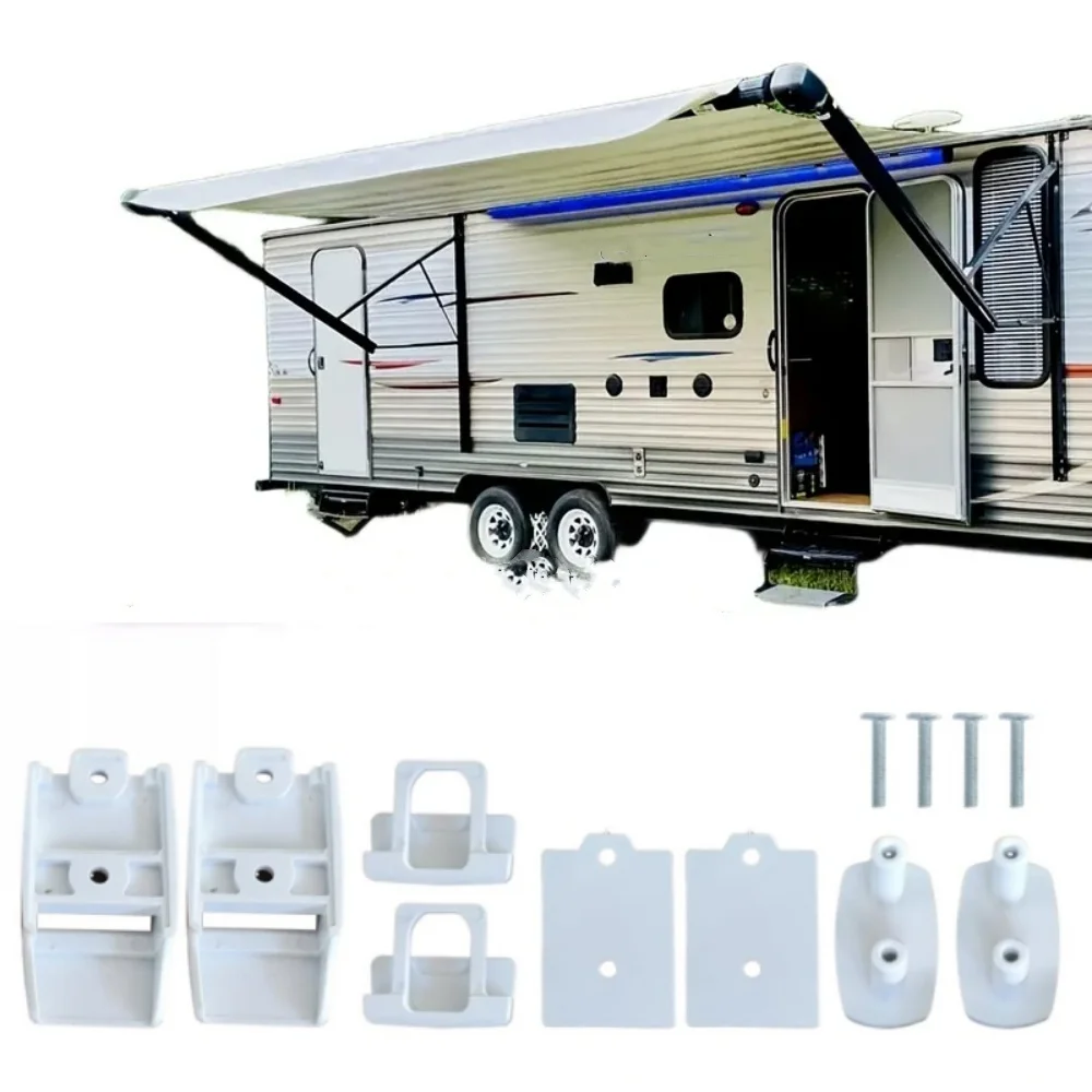 

2Set Plastic Awning Leg Bracket Kits For Fiamma F45s F80s F65 Awning 98655-176 Multi Functional RV Tent Accessories