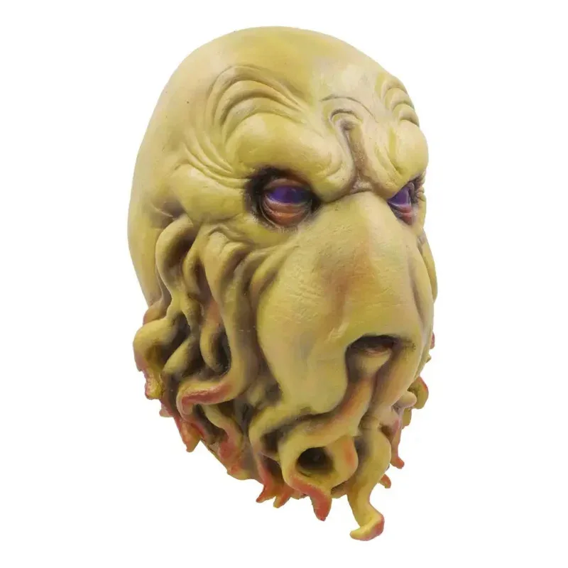DY20Bulex 5VQ931HR Neueste The Call of Cthulhu Maske Horror Monster Latex Maske Halloween Cosplay Kostüm für Erwachsene25