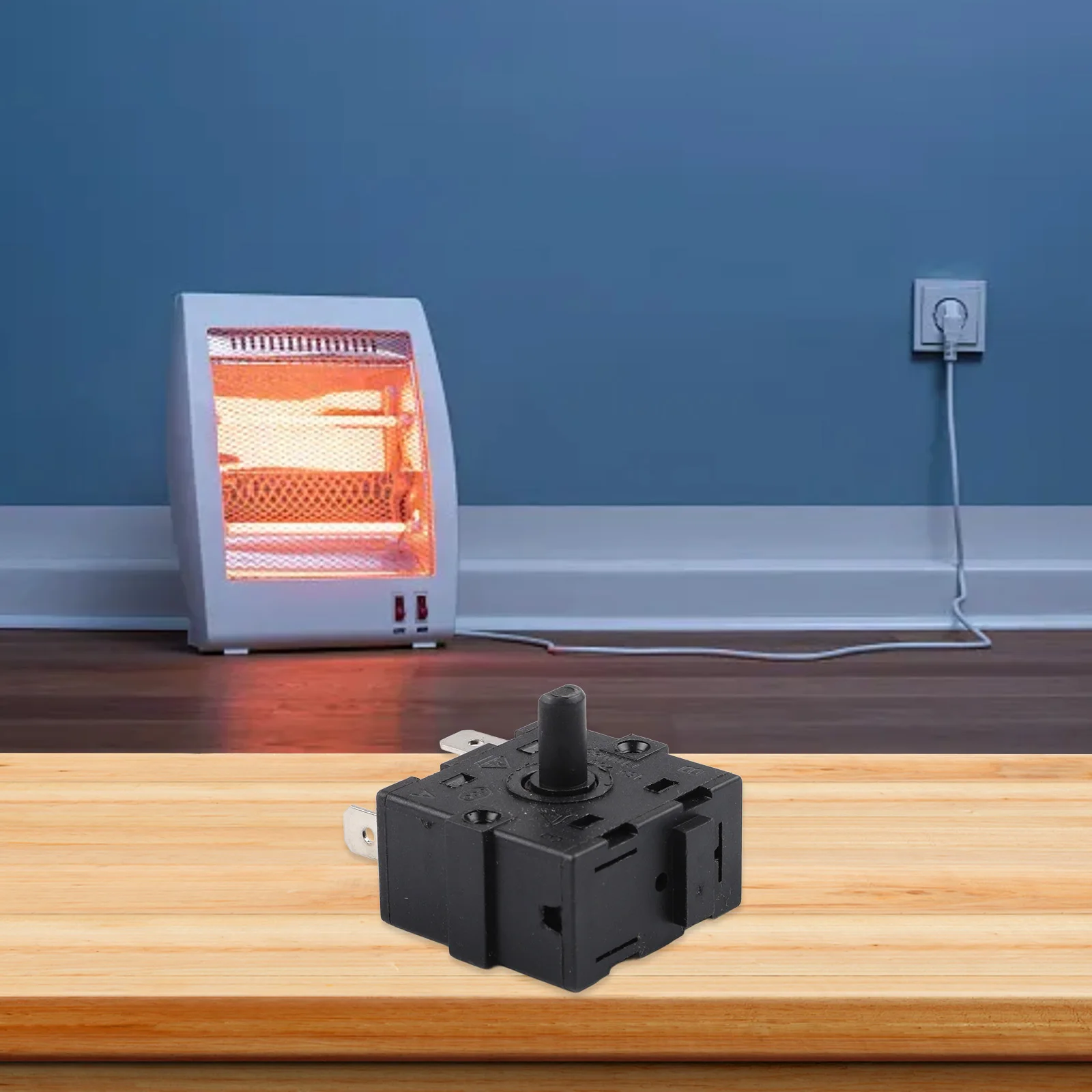 3Pin5Pin Heater Power Control Switch for Oil Filled Radiator 16A 250V Setting Switch Compatible with Most Heater Appliances