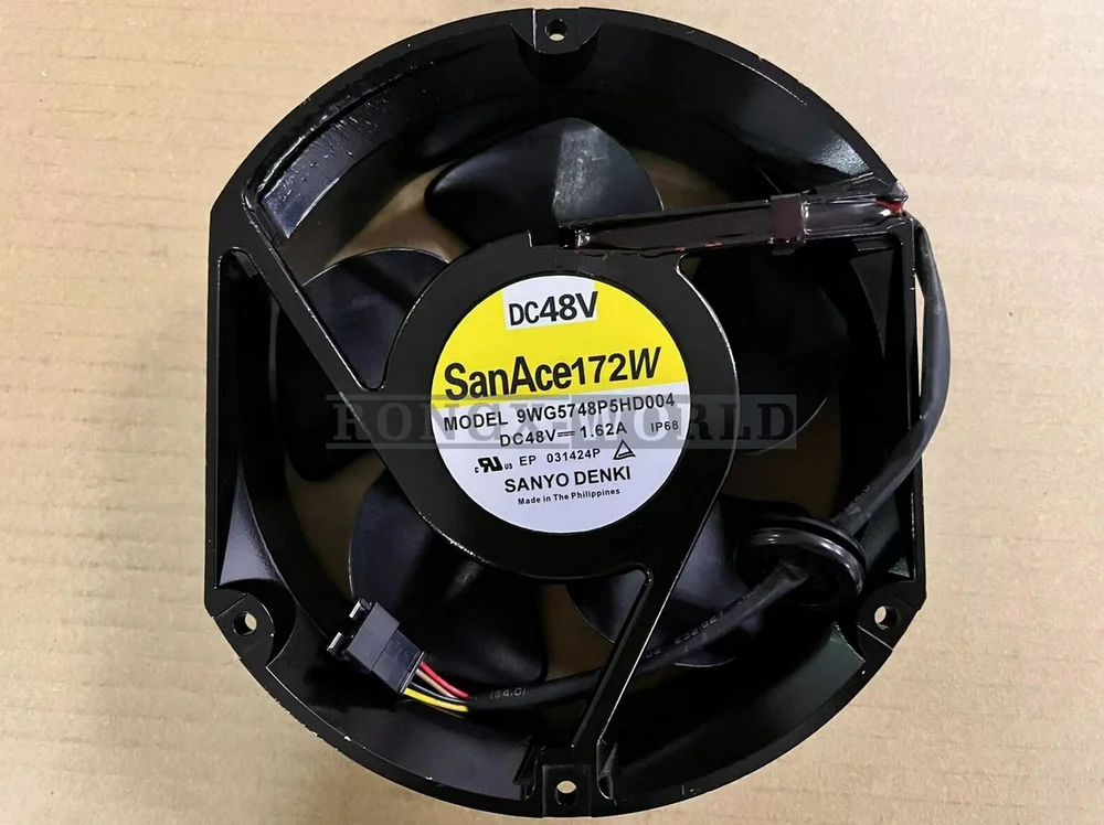 

1PC Sanyo 9WG5748P5HD004 IP68 waterproof 17251 48V 1.62A inverter cooling fan