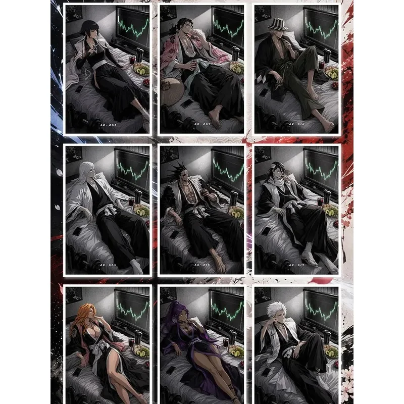 Bleach A6 Board Japanese Anime Rukia Character PGu Culture Collection ACG Anime Board Games Wholesale Toys Birthday Gifts