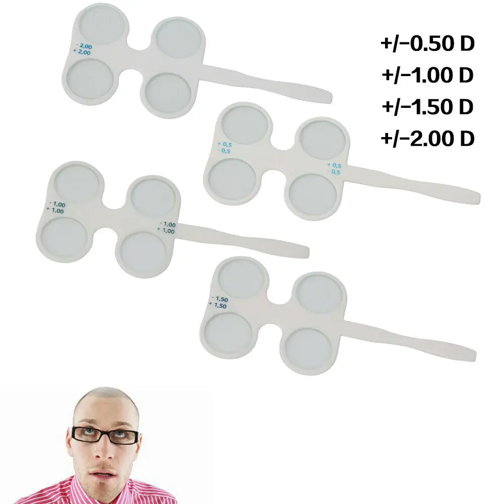 +-50,+-100,+-150,+-200 Flip Shot Close-up and Amblyopia Adjustment Trainer