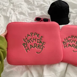 Cute Laptop Slevee 13 14 15 16 Inch Notebook Sleeve Bag for Macbook air pro,HP ,DELL Girl Tablet Case Portable Cover Bag