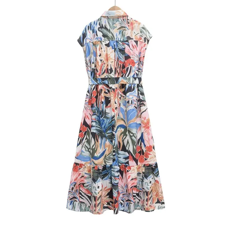 Gonna a portafoglio con cintura aderente in vita lunga da donna estiva irt Sle Altro materiale da indossare in un unico pezzo 00%