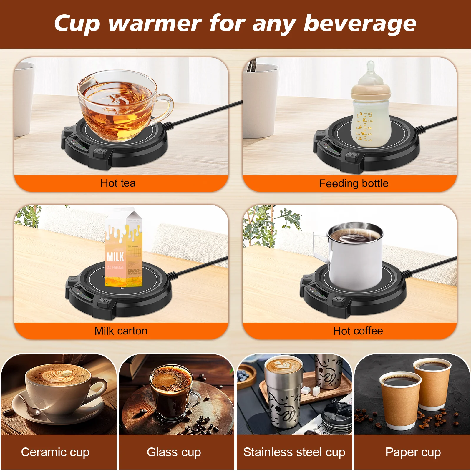 Thumbnail 4 - #6 Latest Electric Cup Warmers Offers