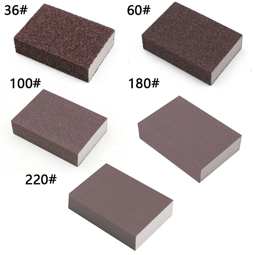 Medium Grinding Block Polishing Carpentry Sandpaper Sponge Pads Sanding Sponge # Abrasive Tools