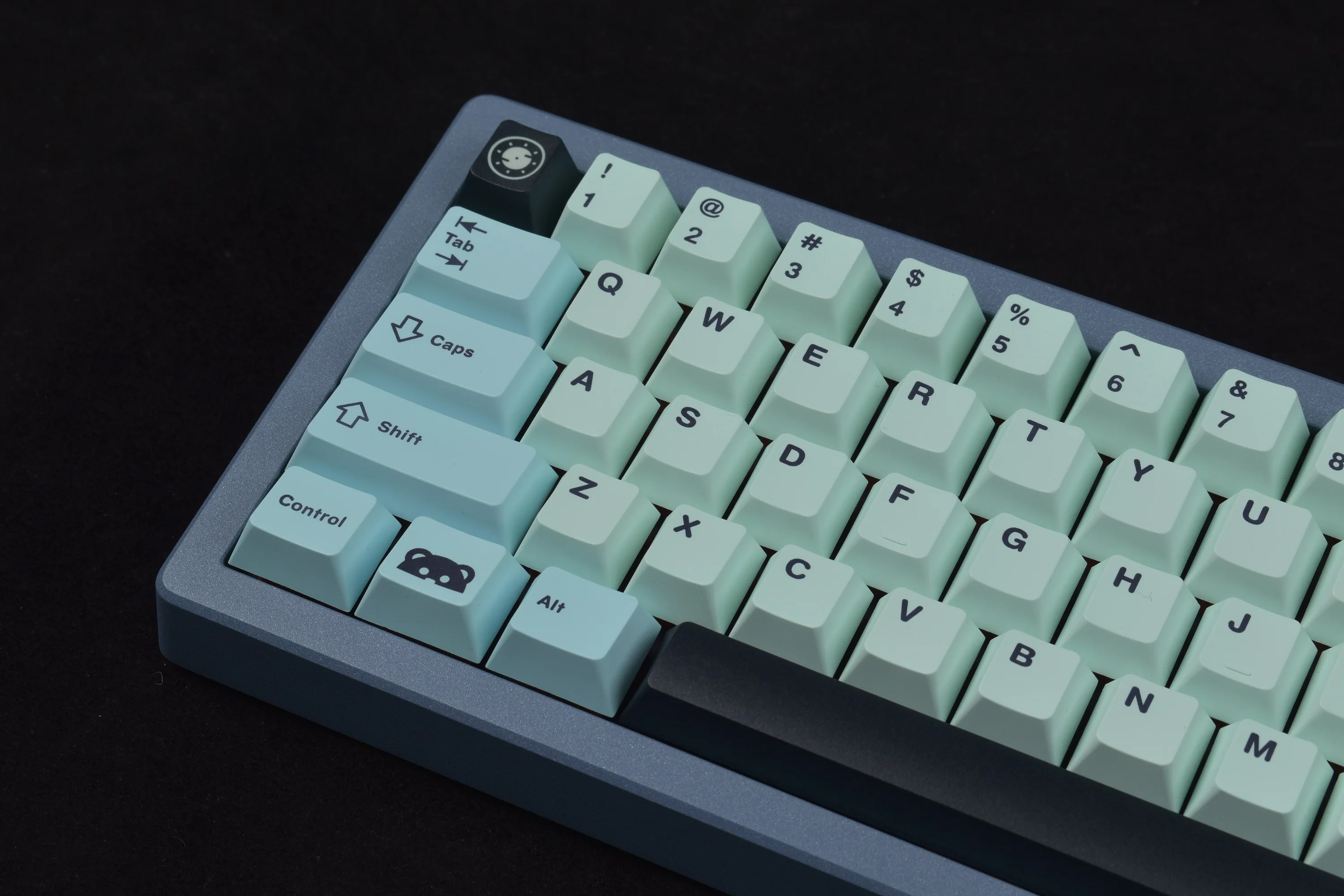 Createebs Keycap ePBT keycaps Glacier80 setelan Keycap dasar Novelties Numpad