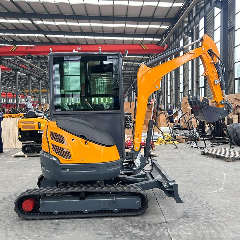 Crawler Excavator, 2.5 Ton Small Excavator,  diesel Engine, 360° Rotating Excavator