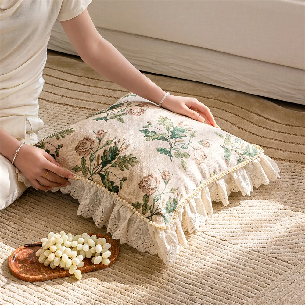 وسادة غرفة المعيشة الفرنسية المنتجات المنزلية وسادة نافذة الخليج أجواء تحسس كرسي وسادة أريكة تكدرت وسادة بنك النبات