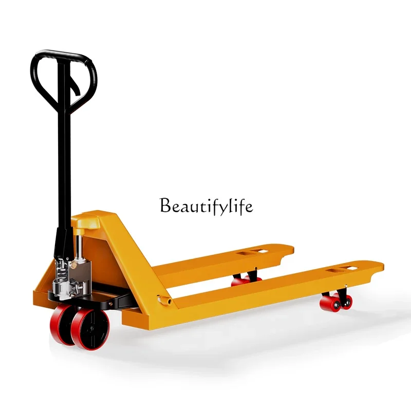 

Manually-Operated Forklift Trailer Hydraulic Handling Lifting Hand Push Tray Loading and Unloading Hand Pull Trailer