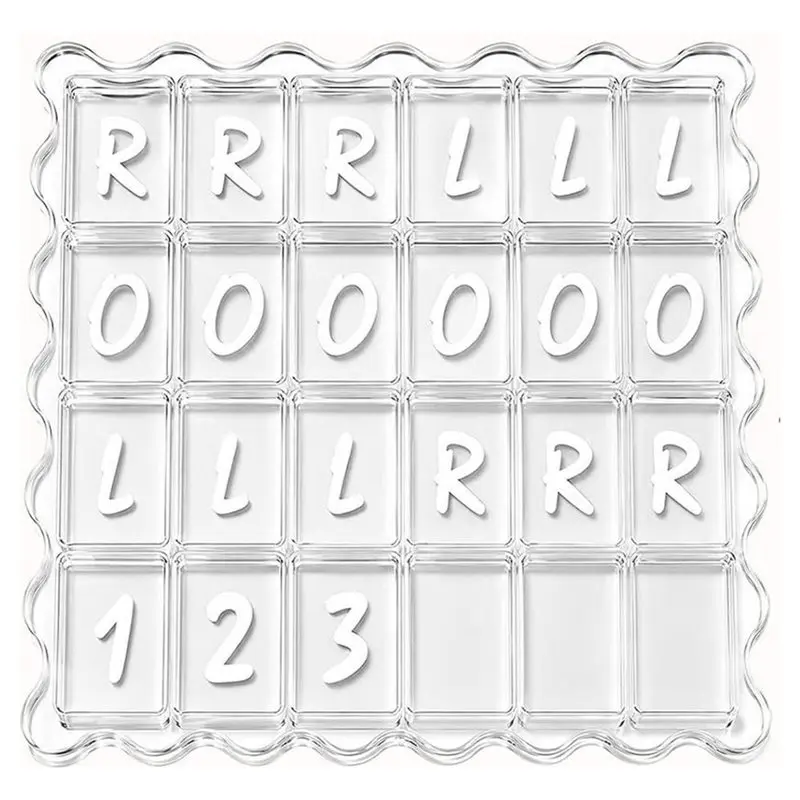 MACH-American Solo Mahjong Board, Acrylic Mahjong Practice Board Solo Play,Mahjong Accessories For Beginners