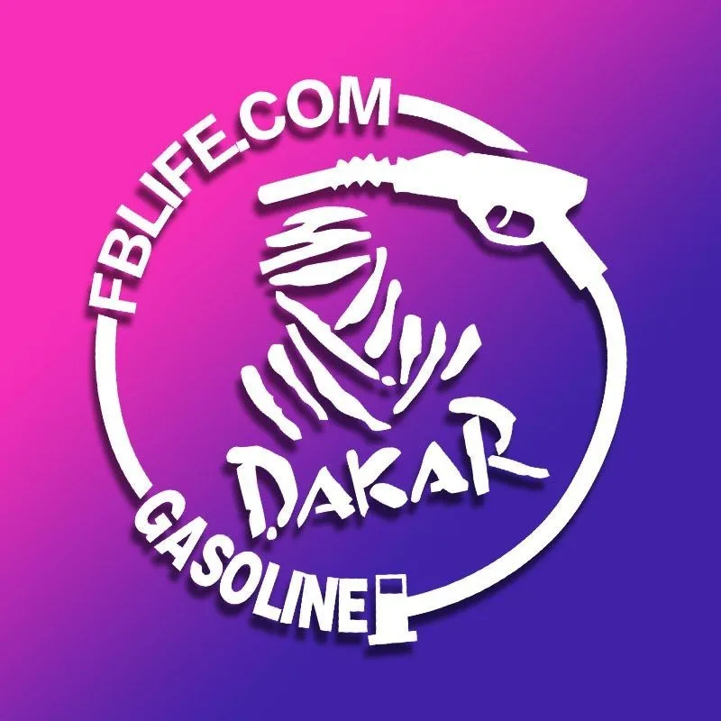 

1 шт. разноцветные наклейки в стиле Дакар для внедорожников, водонепроницаемые виниловые стикеры для декора автомобилей, мотоциклов и грузовиков