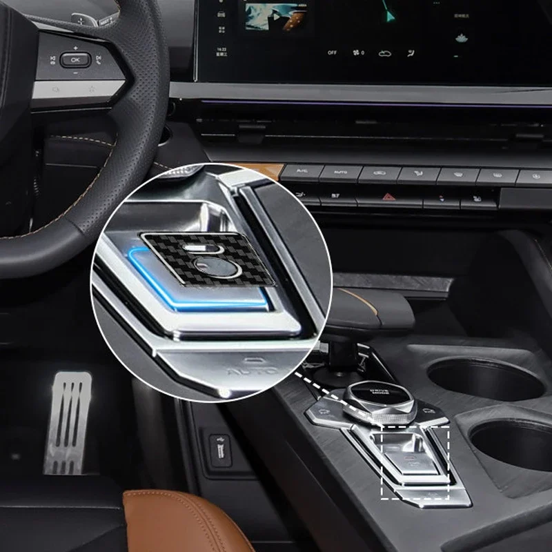 

Car Drip Glue Door Handle Cover Anti Scratch Auto One Click Start Knob Parking Switch Sticker For CHANGAN UNI-V 2024-Present