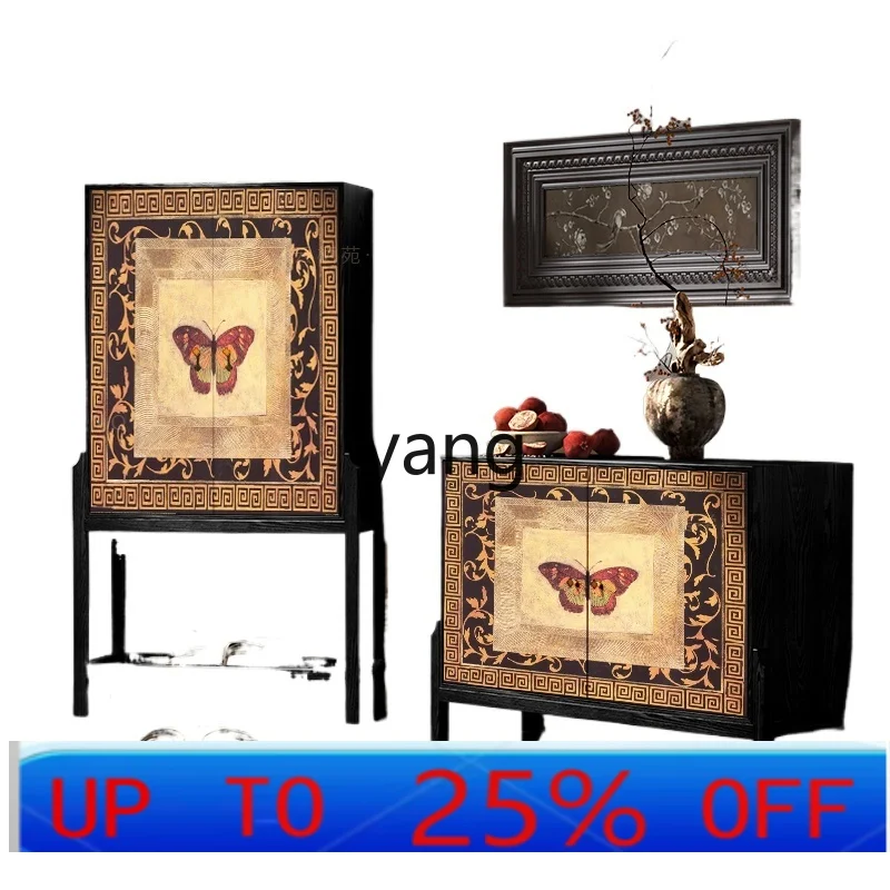 

LTT Song Dynasty Aesthetics New Chinese-style chest cabinet Middle ancient solid wood porch cabinet in living room