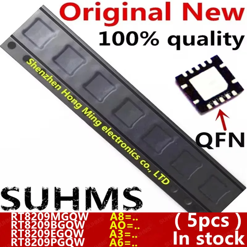 

(5шт)Новый RT8209MGQW RT8209M A8=EC A8=.. RT8209BGQW RT8209B AO=CB AO=.. RT8209EGQW RT8209E A3=CD A3=.. RT8209PGQW A6=.. QFN-14