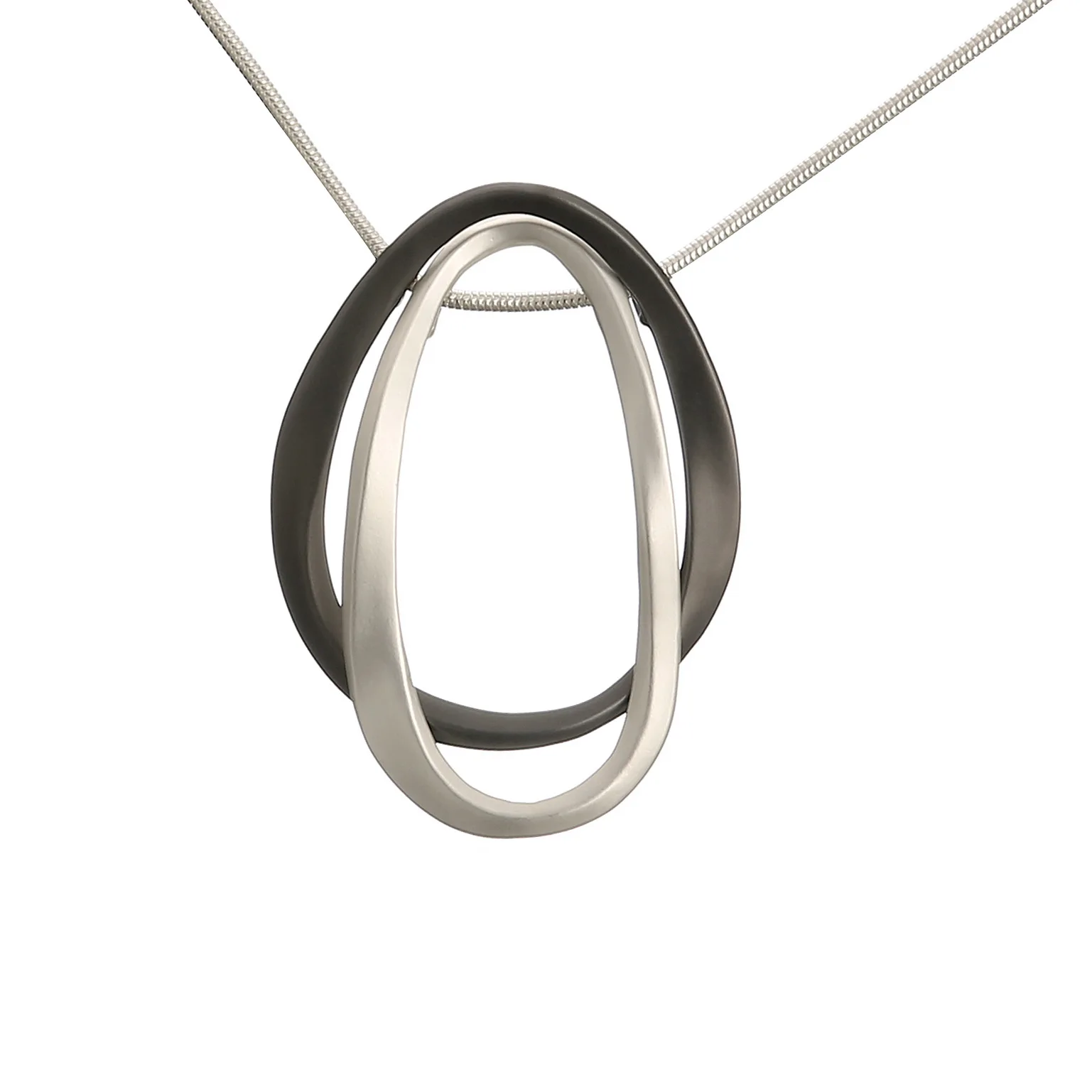 Long Necklace Multilevel Double Plated Vintage Statement Geometric Pendants Women Fashion Jewelry Mujer Kolye Jewelry