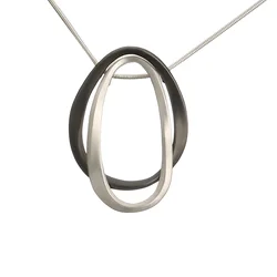 Long Necklace Multilevel Double Plated Vintage Statement Geometric Pendants Women Fashion Jewelry Mujer Kolye Jewelry